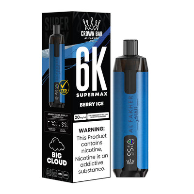 Puff Al Fakher Supermax 6000 Puffs - Boîte de 10