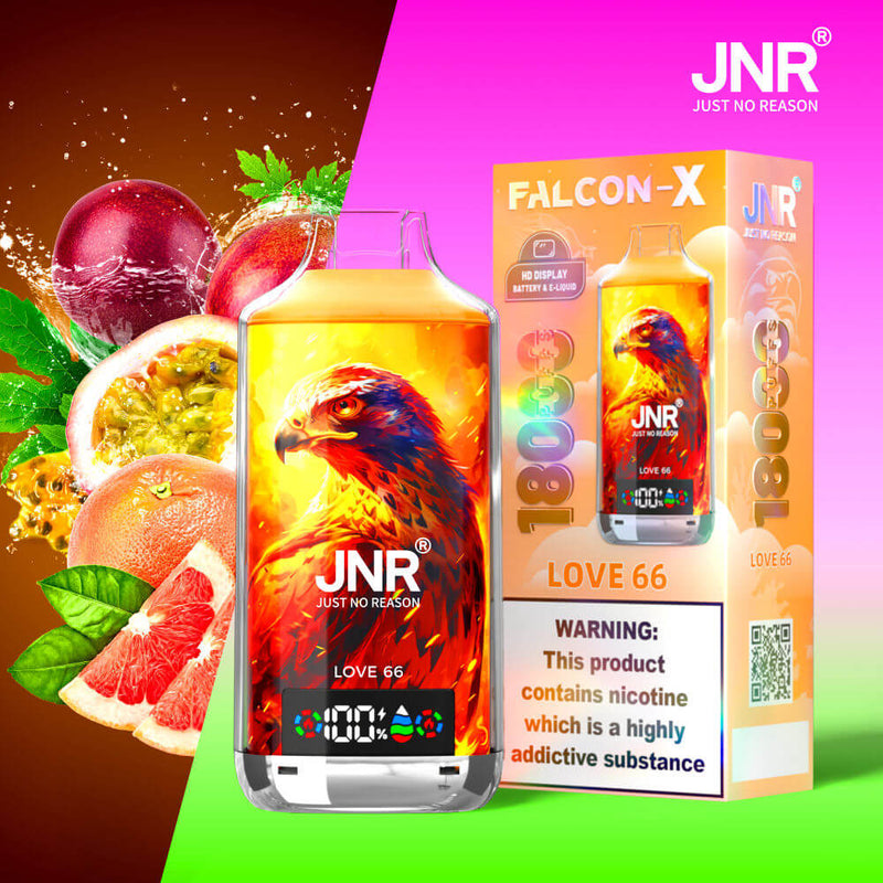 JNR Falcon X 18000 Puffs Disposable Vape (Box of 10)