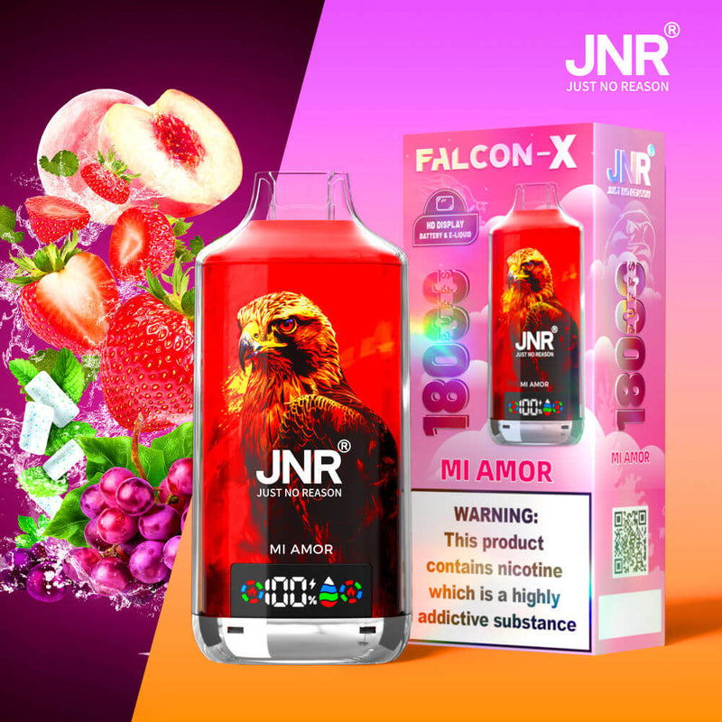 JNR Falcon X 18000 Puffs Disposable Vape (Box of 10)