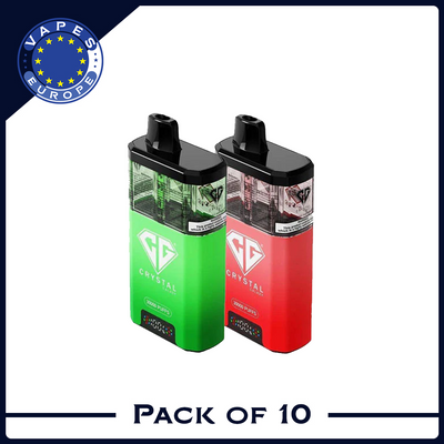 Puff WGA Crystal Legend Ultra 30000 Puffs 20mg - Boîte de 10