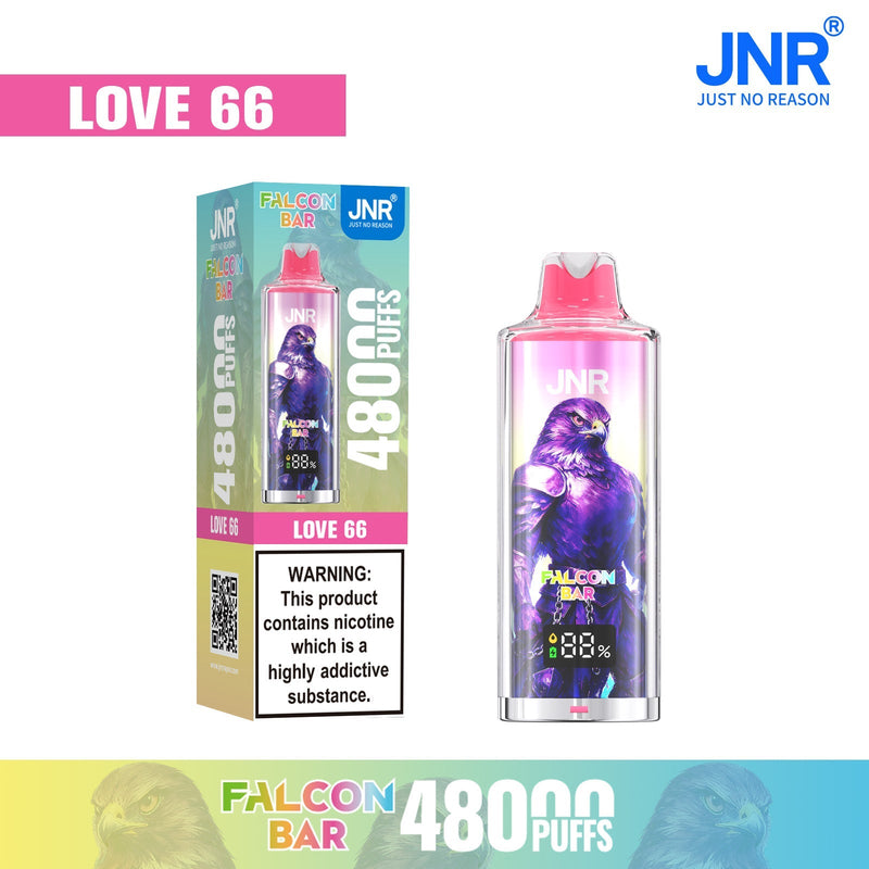 JNR Falcon Bar 48000 Puffs Disposable Vape (Box of 10)